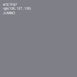 #7E7F87 - Jumbo Color Image