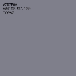 #7E7F8A - Topaz Color Image