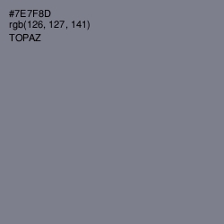 #7E7F8D - Topaz Color Image