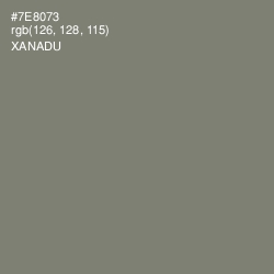 #7E8073 - Xanadu Color Image