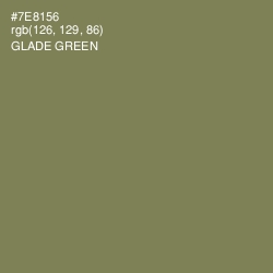 #7E8156 - Glade Green Color Image