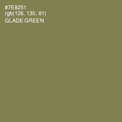 #7E8251 - Glade Green Color Image