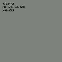 #7E847D - Xanadu Color Image