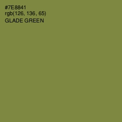 #7E8841 - Glade Green Color Image