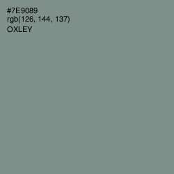 #7E9089 - Oxley Color Image