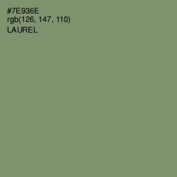 #7E936E - Laurel Color Image