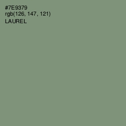 #7E9379 - Laurel Color Image