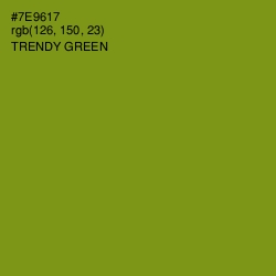 #7E9617 - Trendy Green Color Image