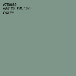 #7E9689 - Oxley Color Image