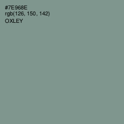 #7E968E - Oxley Color Image