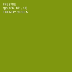 #7E970E - Trendy Green Color Image