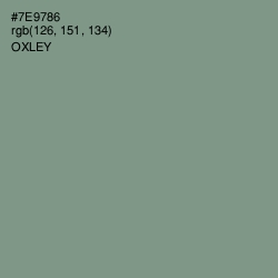 #7E9786 - Oxley Color Image