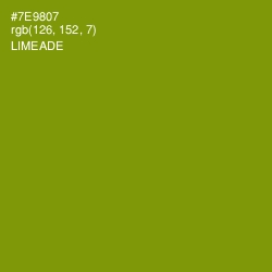 #7E9807 - Limeade Color Image