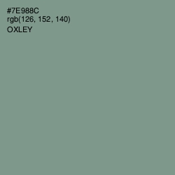 #7E988C - Oxley Color Image