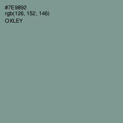 #7E9892 - Oxley Color Image