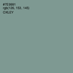 #7E9991 - Oxley Color Image