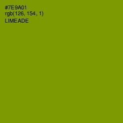 #7E9A01 - Limeade Color Image