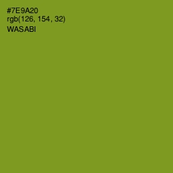 #7E9A20 - Wasabi Color Image