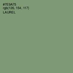 #7E9A75 - Laurel Color Image