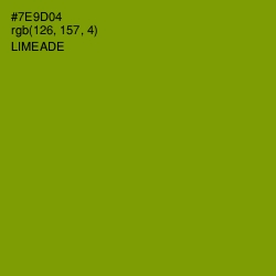 #7E9D04 - Limeade Color Image