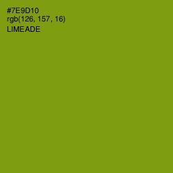 #7E9D10 - Limeade Color Image