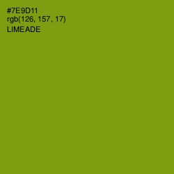 #7E9D11 - Limeade Color Image