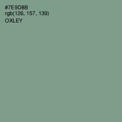 #7E9D8B - Oxley Color Image