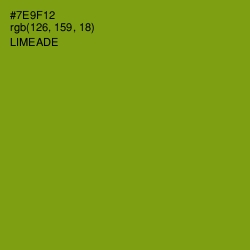 #7E9F12 - Limeade Color Image