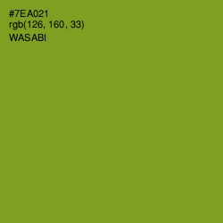 #7EA021 - Wasabi Color Image