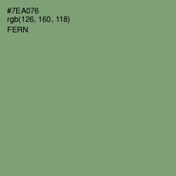 #7EA076 - Fern Color Image