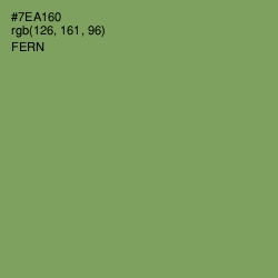 #7EA160 - Fern Color Image