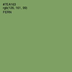 #7EA163 - Fern Color Image