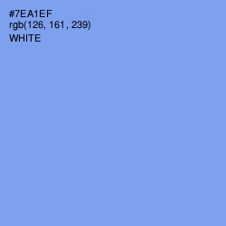 #7EA1EF - Cornflower Blue Color Image