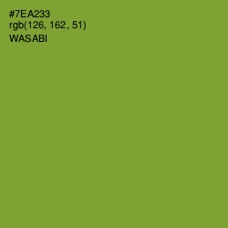 #7EA233 - Wasabi Color Image