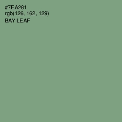 #7EA281 - Bay Leaf Color Image