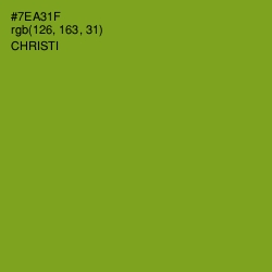 #7EA31F - Christi Color Image