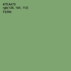 #7EA470 - Fern Color Image