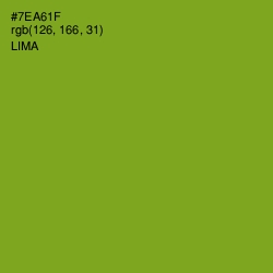 #7EA61F - Lima Color Image