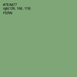 #7EA677 - Fern Color Image