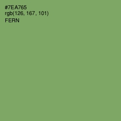 #7EA765 - Fern Color Image