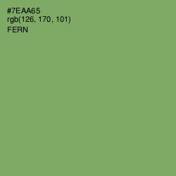 #7EAA65 - Fern Color Image