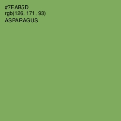 #7EAB5D - Asparagus Color Image