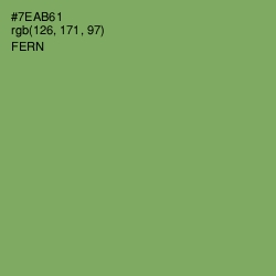 #7EAB61 - Fern Color Image