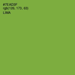 #7EAD3F - Lima Color Image