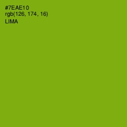 #7EAE10 - Lima Color Image