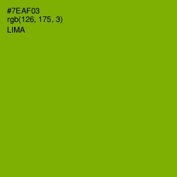 #7EAF03 - Lima Color Image