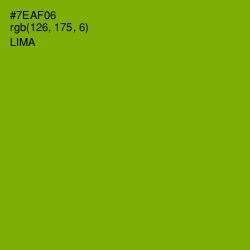 #7EAF06 - Lima Color Image