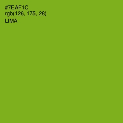 #7EAF1C - Lima Color Image