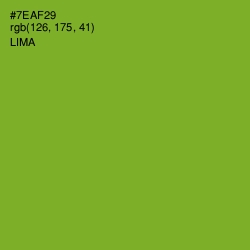 #7EAF29 - Lima Color Image