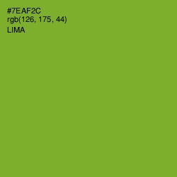 #7EAF2C - Lima Color Image